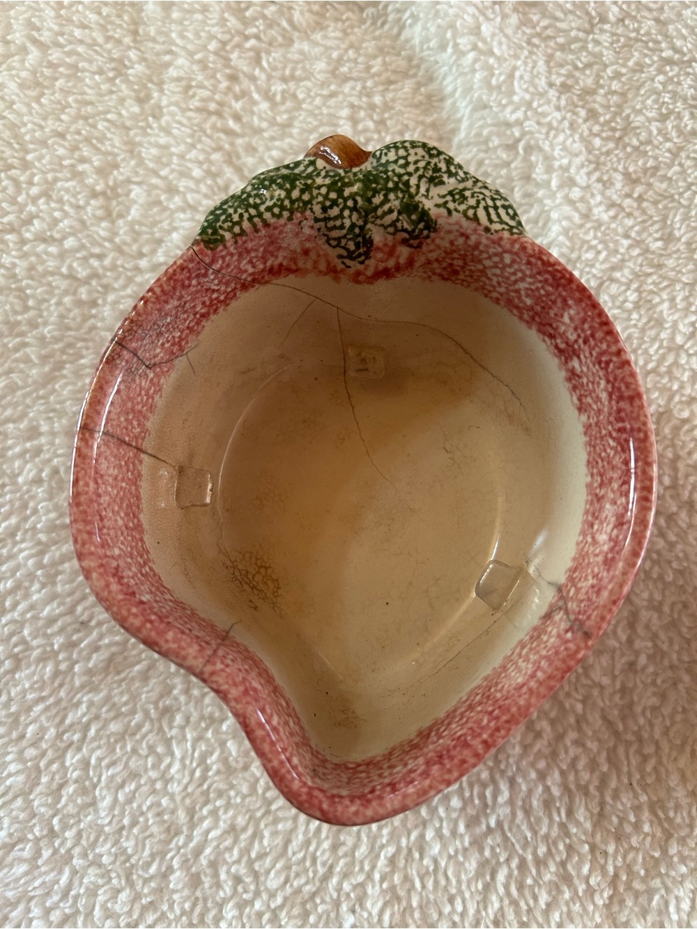 Vintage Strawberry Shaped Bowl
